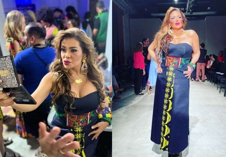 La Chechi fue ovacionada por participar en el Panamá Fashion Week
