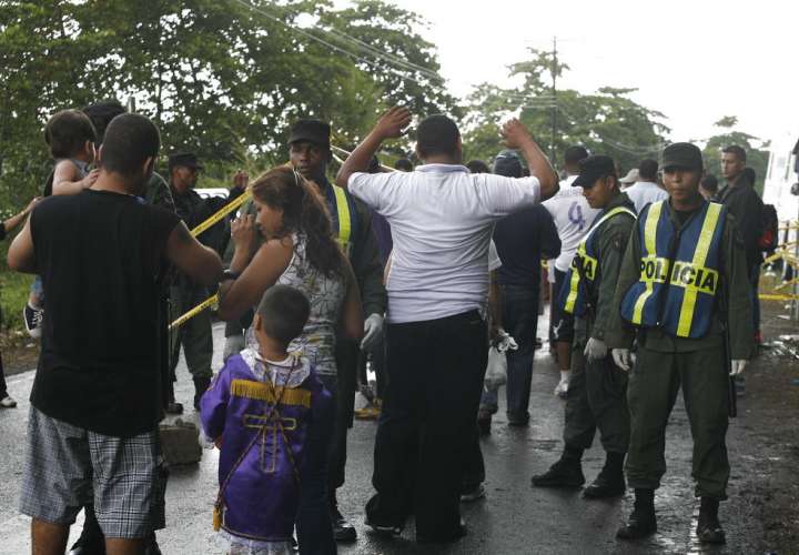 Inicia operativo policial por fiesta religiosa del Naza en Portobelo