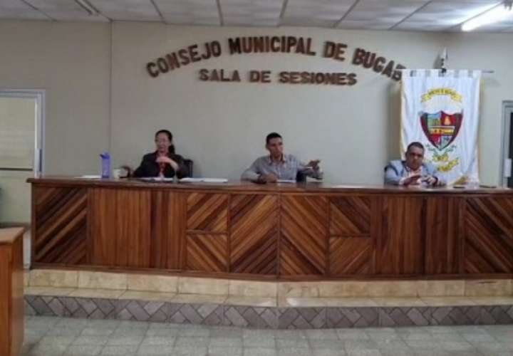 Autoridades del distrito de Bugaba, en la provincia de Chiriquí.