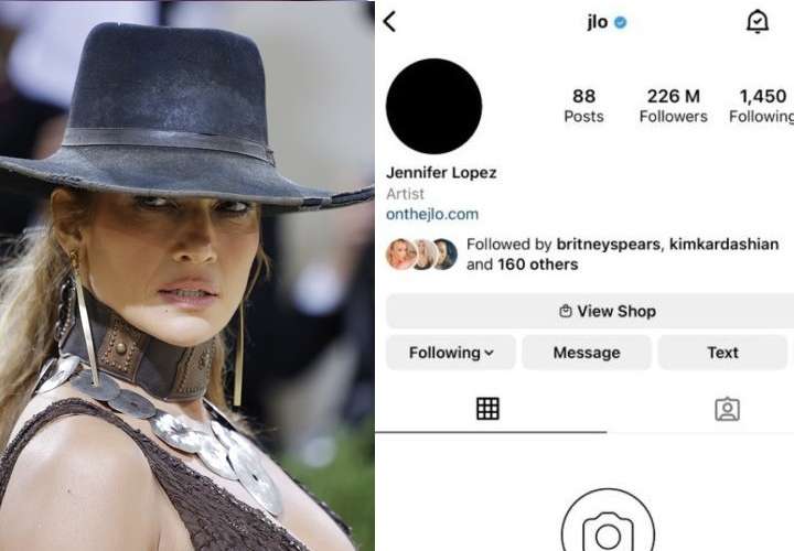  Jennifer Lopez borra su contenido y su foto de perfil de Instagram