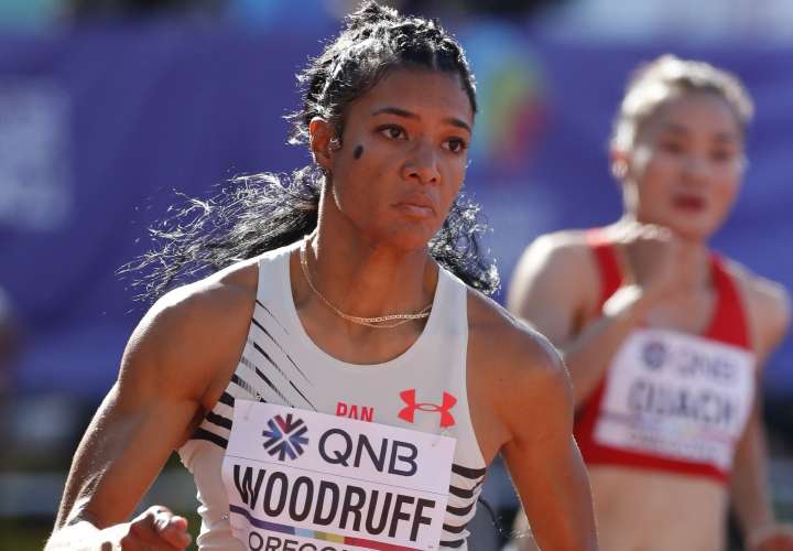 Gianna Woodruff, quien compite en los 400 metros con vallas, es una de las máximas exponentes del atletismo de Panamá. Foto: COP