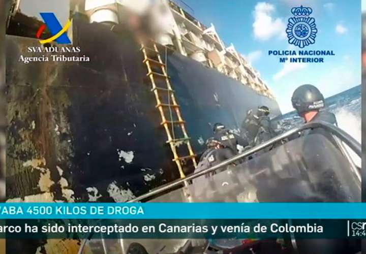 Dos panameños detenidos en España tras incautar 4.500 kilos de pichi