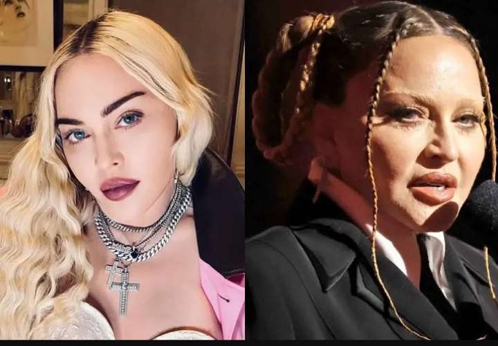 Madonna aparece y luce irreconocible en los Grammys 