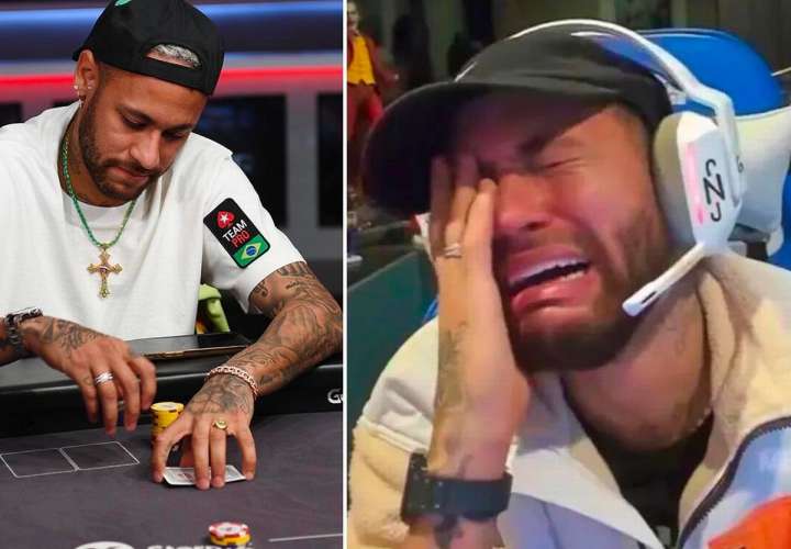 ¡Ni le dolió! Neymar pierde un millón jugando cartas y le resbala