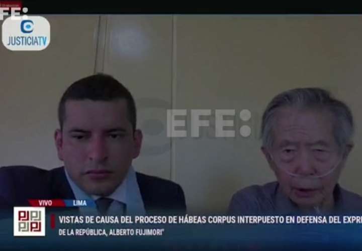 Con voz débil, aunque clara, Fujimori ofreció los argumentos 