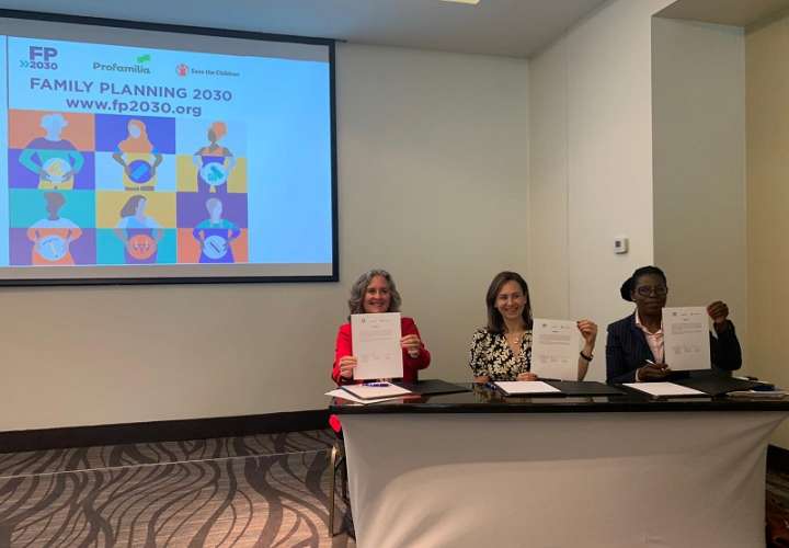 Save the Children y Profamilia firmaron este martes un acuerdo de colaboración con FP2030 para crear el 'Centro Regional de FP2030 para América Latina y el Caribe por los derechos de salud reproductiva de las mujeres', según informaron en un comunicado co