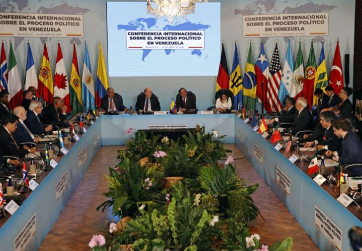 Conferencia Internacional sobre el Proceso Político en Venezuela, en Bogotá (Colombia). EFE