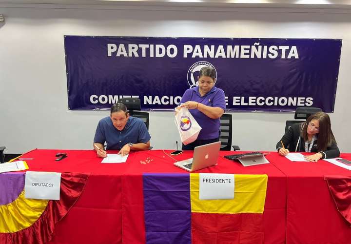 Panameñistas dan a conocer las posiciones en las boletas para las internas del partido.