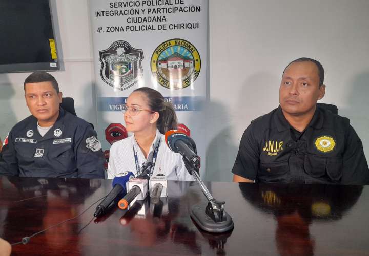Autoridades del Ministerio Público y la Policía Nacional brindan detalles sobre el operativo 
