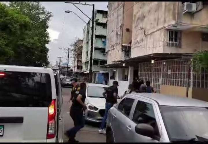 Acciones policivas en Santa Cruz, Curundú.