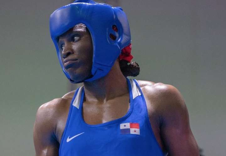 Atheyna Bylon clasificó a la Final de los 75 kilogramos del boxeo olímpico. Foto: COP