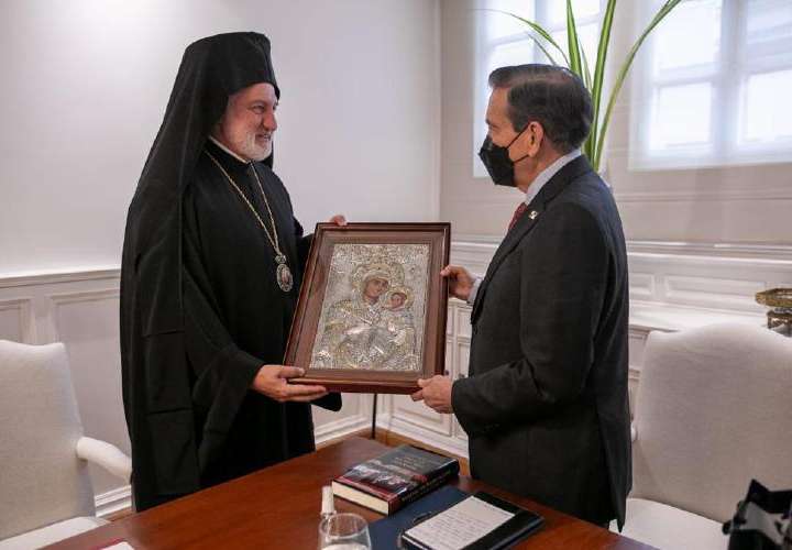 Nito Cortizo se reúne con Arzobispo Griego Ortodoxo