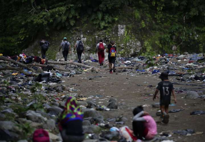 Los esfuerzos realizados por el gobierno panameño se han visto sobrepasados por las cifras de migrantes irregulares. Foto ilustrativa: EFE