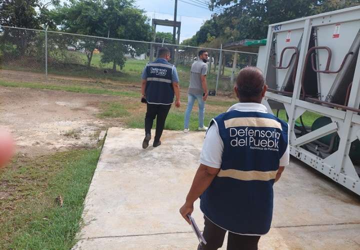 Oficiales de derechos humanos de la Regional de Panamá Oeste de la Defensoría del Pueblo, efectuaron una inspección en el hospital.
