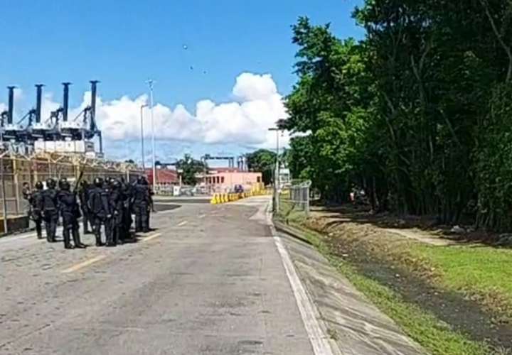 Enfrentamientos en Colón.
