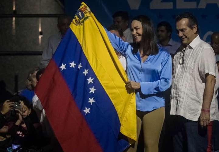 María Corina Machado arrasa en las primarias venezolanas con el 26 % de votos escrutados. EFE