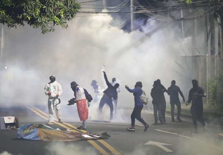 Panamá entra en el onceavo día de protestas contra acuerdo minero.  Foto: EFE 