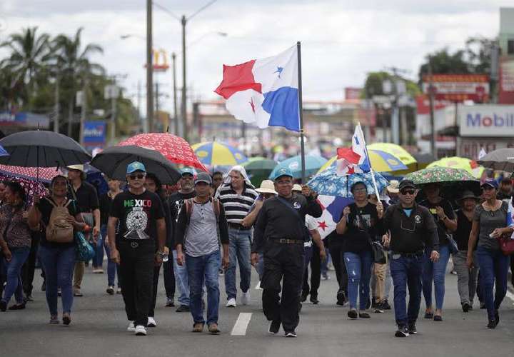 No paran de protestar en Panamá