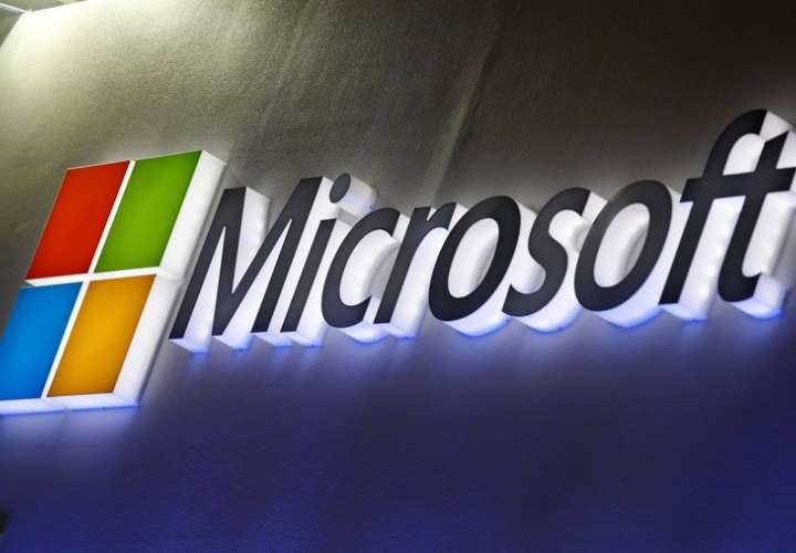 Fotografía de archivo del logo de Microsoft. EFE