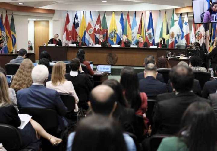 Fotografía de archivo de una audiencia de la Corte Interamericana de Derechos Humanos (CorteIDH), en San José (Costa Rica). EFE