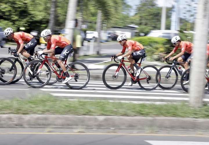 El equipo 7C Economy Lacoinex, de Costa Rica, se llevó la primera etapa. Foto: Liga de Ciclismo de Chiriquí