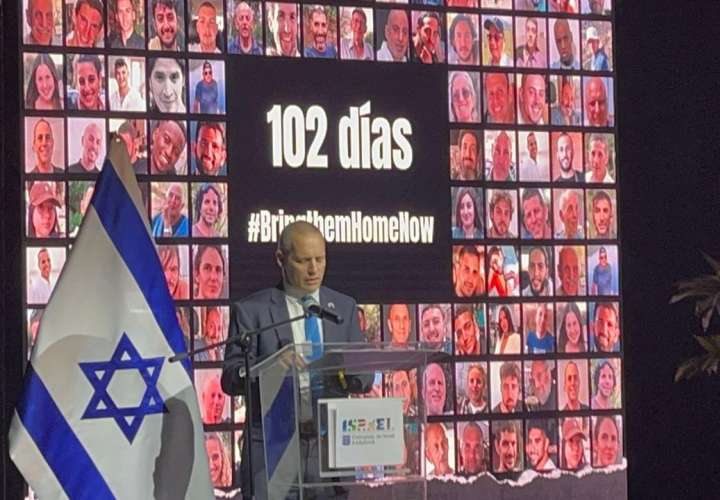 Embajada de Israel conmemora 102 días de la masacre del 7 de octubre