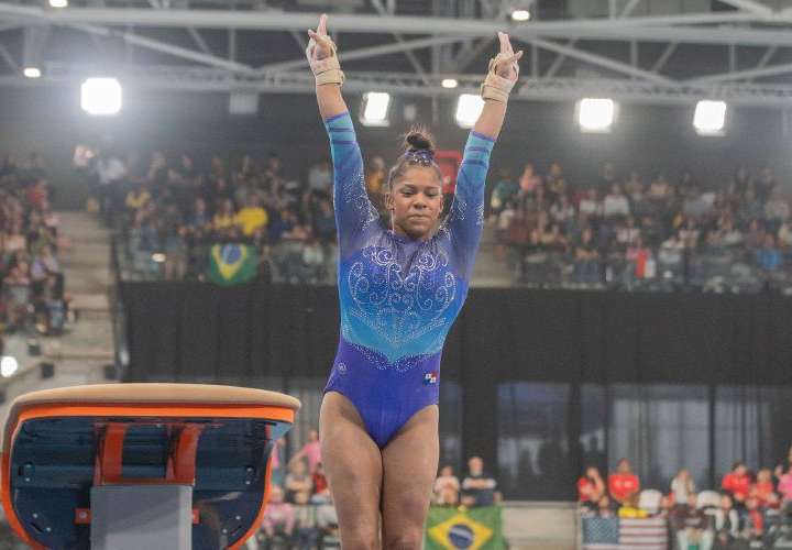 Karla Navas, atleta panameña de la gimnasia. Foto: COP