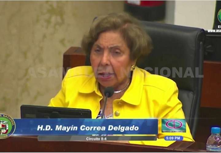 Diputada Mayín Correa.