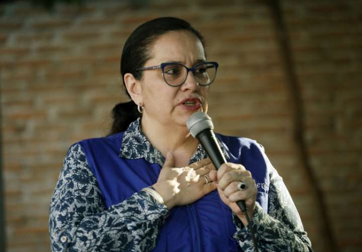 Ana García, esposa del expresidente de Honduras Juan Orlando Hernández (2014-2022).  EFE /  Archivo