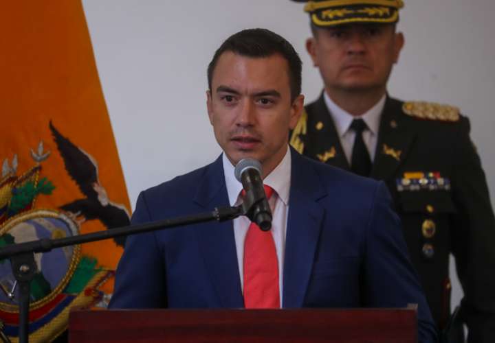 El presidente de Ecuador, Daniel Noboa.  EFE / Archivo