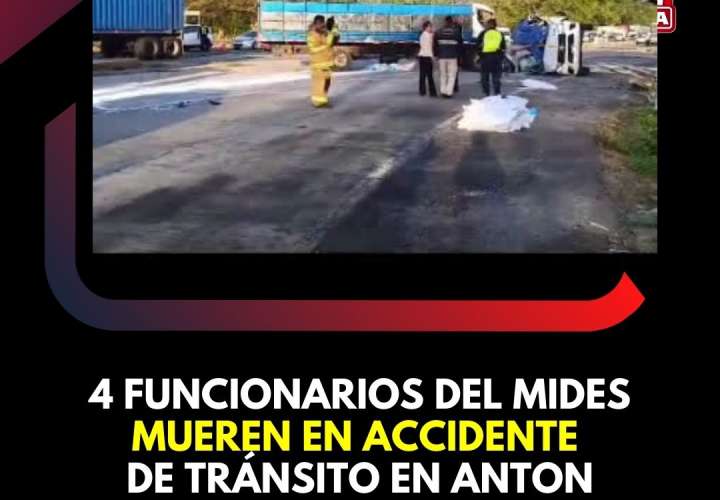 4 funcionarios del MIDES mueren en accidente de tránsito 