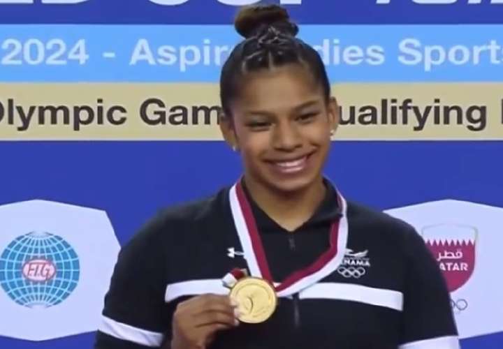 Gimnasta Karla Navas gana histórica medalla de oro para Panamá