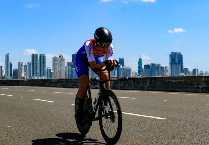 Annibel Prieto fue la panameña más destacada en la primera jornada del Panamericano de Ciclismo de Ruta. Foto: Fepaci