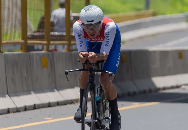 Franklin Archibold sumó 80 puntos UCI para contribuir a la clasificación de Panamá al Mundial de Ruta de Ciclismo. Foto: COP