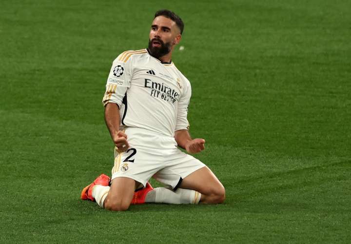 Dani Carvajal vuelve a lucirse con los blancos. /Foto: EFE