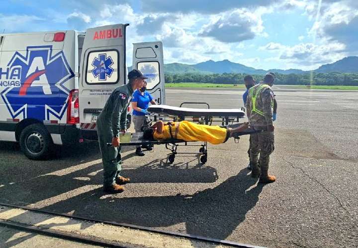 Traslado de pacientes hacia hospitales de la ciudad capital