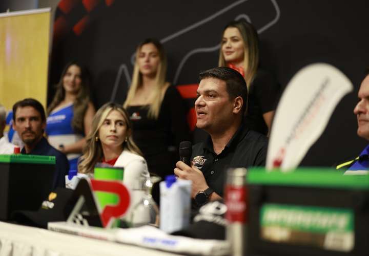 Ayer los organizadores dieron una conferencia de prensa. Foto: Autódromo de Panamá