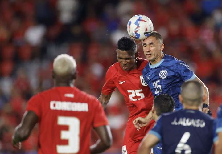 Panamá jugó el domingo ante Paraguay su último partido de preparación con miras a la Copa América. Foto: EFE