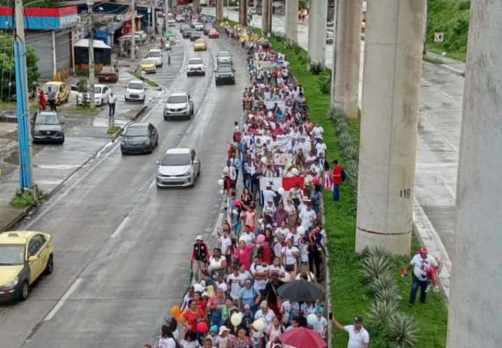 Gran Marcha por la Familia en San Miguelito