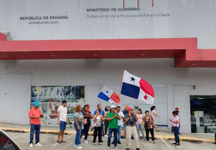 Grupo protesta por designación en Panamá Oeste 