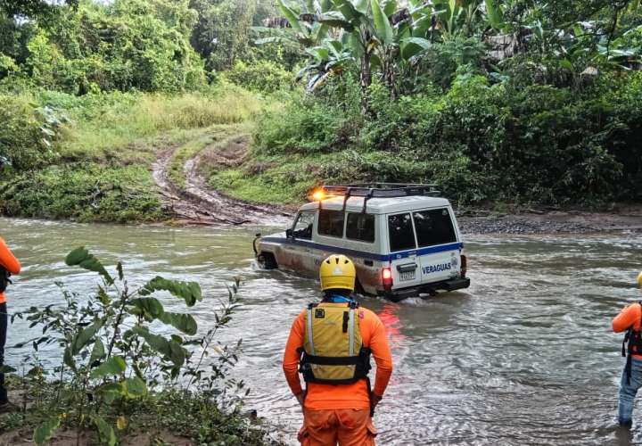 8 miembros de Sinaproc están asignados en labores de búsqueda y rescate.