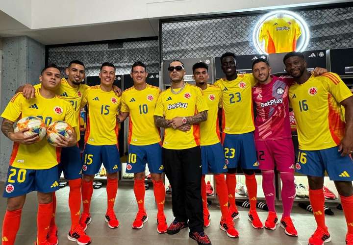 Ryan Castro ha acompañado a la invicta Colombia en cada partido de la Copa América. Foto: Instagram
