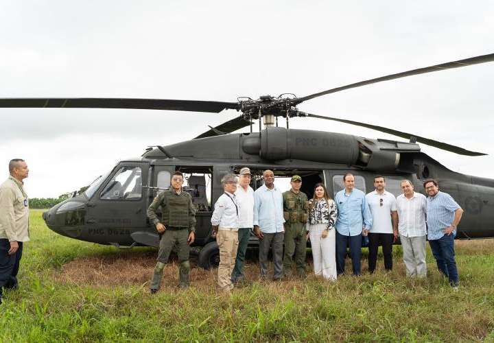 Cancilleres de Panamá y Colombia visitan frontera previo a reunión con Mayorkas