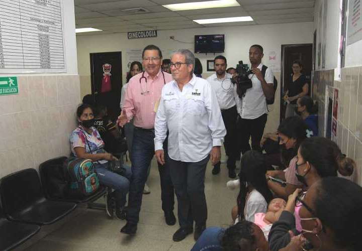 Boyd Galindo en visita sorpresa a centros de salud de Parque, Juan Díaz y Boca la Caja