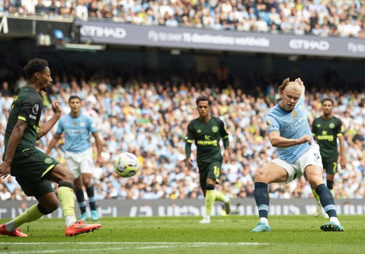 El delantero noruego Erling Haaland del Manchester City. /EFE