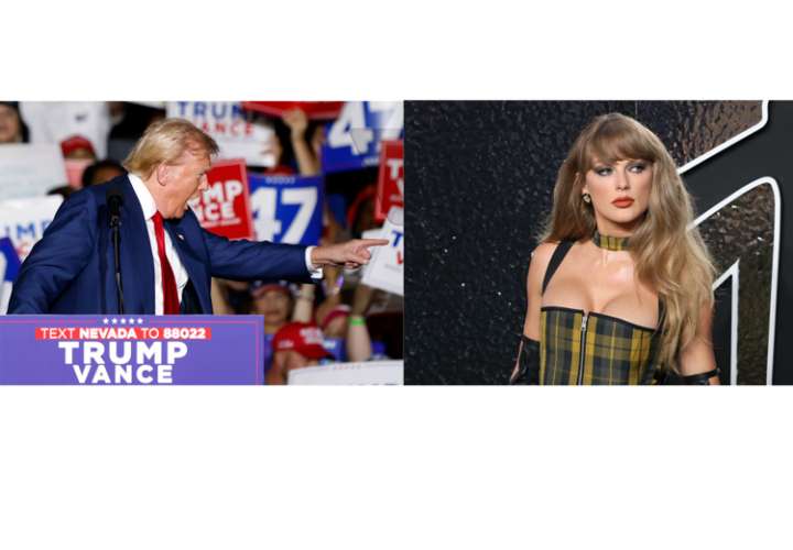 Trump afirma que odia a Taylor Swift tras dar su apoyo a Kamala Harris