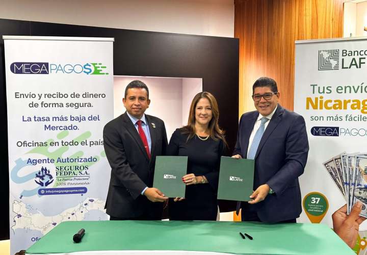 Banco LAFISE Panamá y Megapagos firman alianza para facilitar envíos