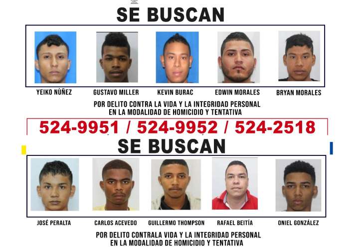 Fiscalía pide ayuda para capturar a 10 homicidas 