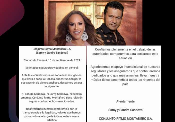 Samy y Sandra se desligan del caso de vigas perdidas