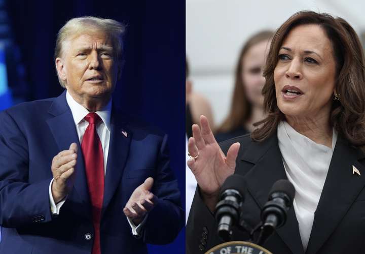 "¡Kamala que mala eres!" Trump lanza tema contra su rival y baila